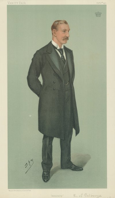 De graaf van Selborne, Admiraliteit, 3 oktober 1901, Vanity Fair cartoon door Leslie Matthew Ward